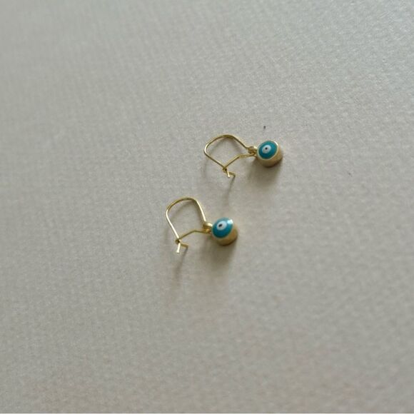 Evil Eye Earrings R915 - Picture 2 of 4